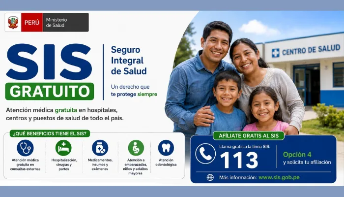 SIS Gratuito Seguro Integral de Salud